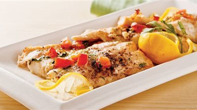 طريقة عمل السمك المشوي بالزنجبيل