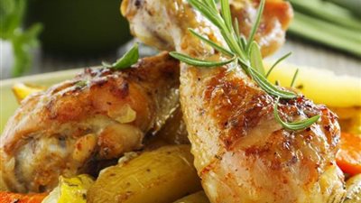 طريقة عمل صينية الدجاج بالبصل 