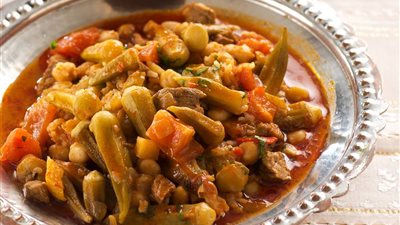 طريقة عمل البامية باللحمة المفرومة